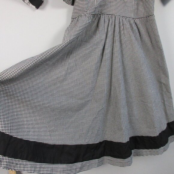 Lindy Bop Houndstooth Dress Bolero Set 14 Black Classic Retro Racabilly Pin 748 - Picture 12 of 16